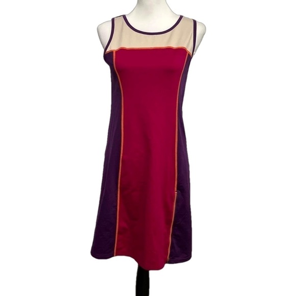 Title Nine Regulator Color Block Athletic Tank Dress Sleeveless Small - Picture 1 of 8